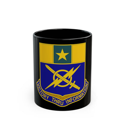 302 Information Operations Battalion (U.S. Army) Black Coffee Mug-11oz-The Sticker Space