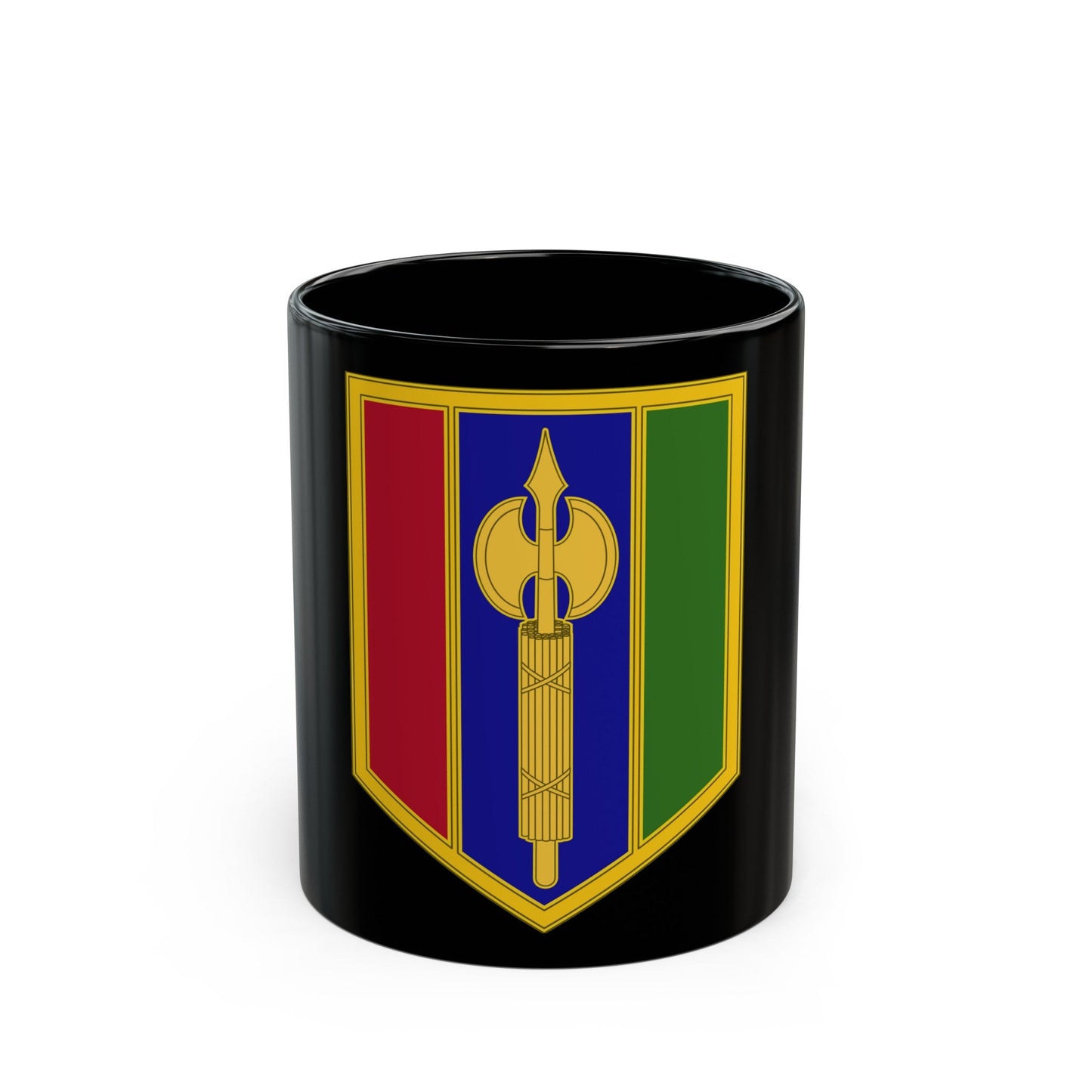 302 Maneuver Enhancement Brigade (U.S. Army) Black Coffee Mug-11oz-The Sticker Space