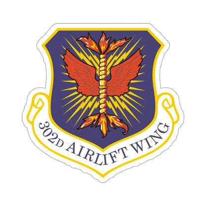302d Airlift Wing (U.S. Air Force) STICKER Vinyl Die-Cut Decal-5 Inch-The Sticker Space
