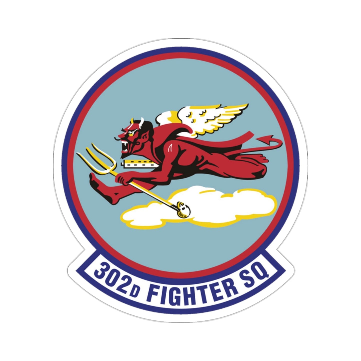 302d Fighter Squadron (U.S. Air Force) STICKER Vinyl Die-Cut Decal-2 Inch-The Sticker Space
