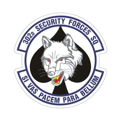 302d Security Forces Squadron (U.S. Air Force) STICKER Vinyl Die-Cut Decal-4 Inch-The Sticker Space