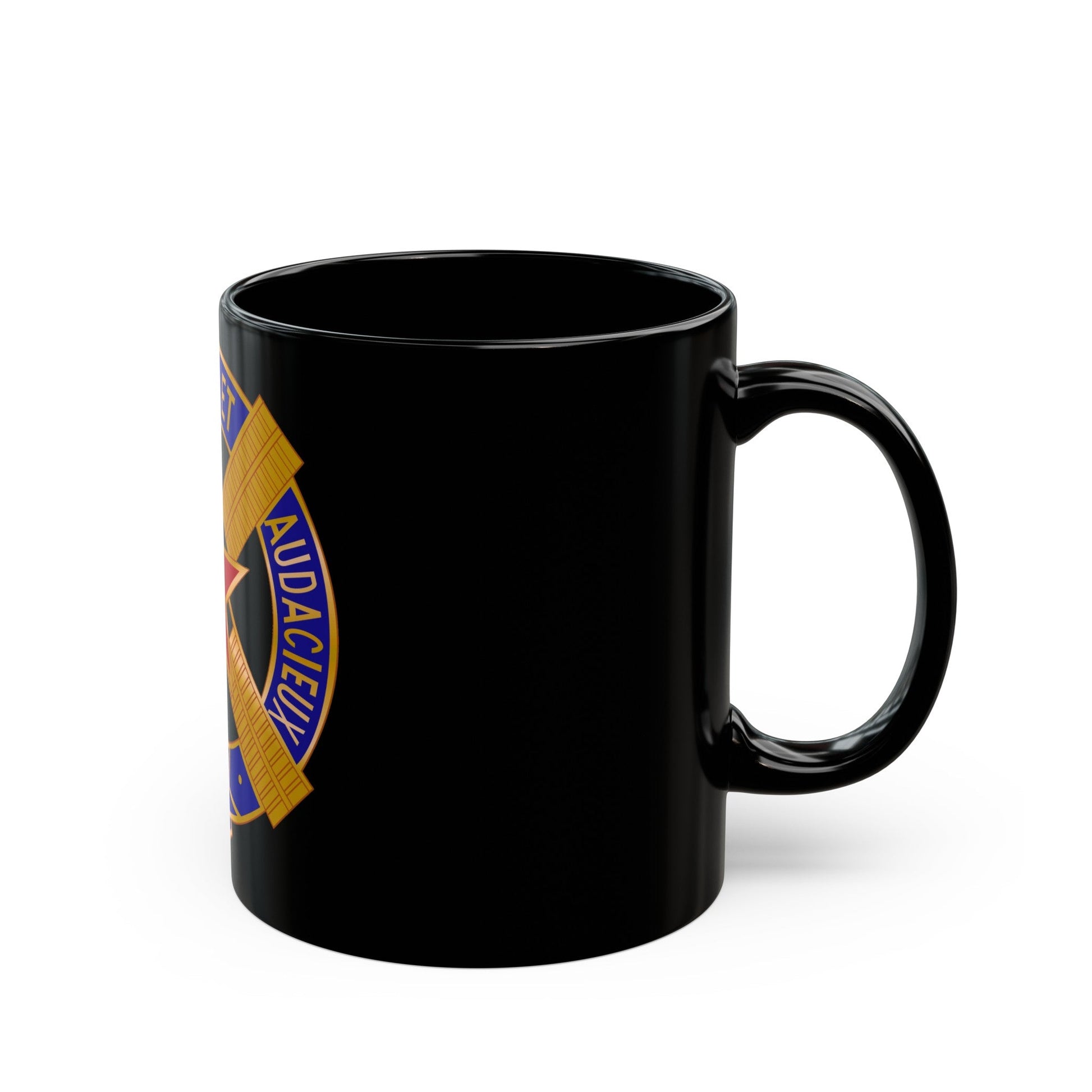 303 Cavalry Regiment USAR (U.S. Army) Black Coffee Mug-The Sticker Space