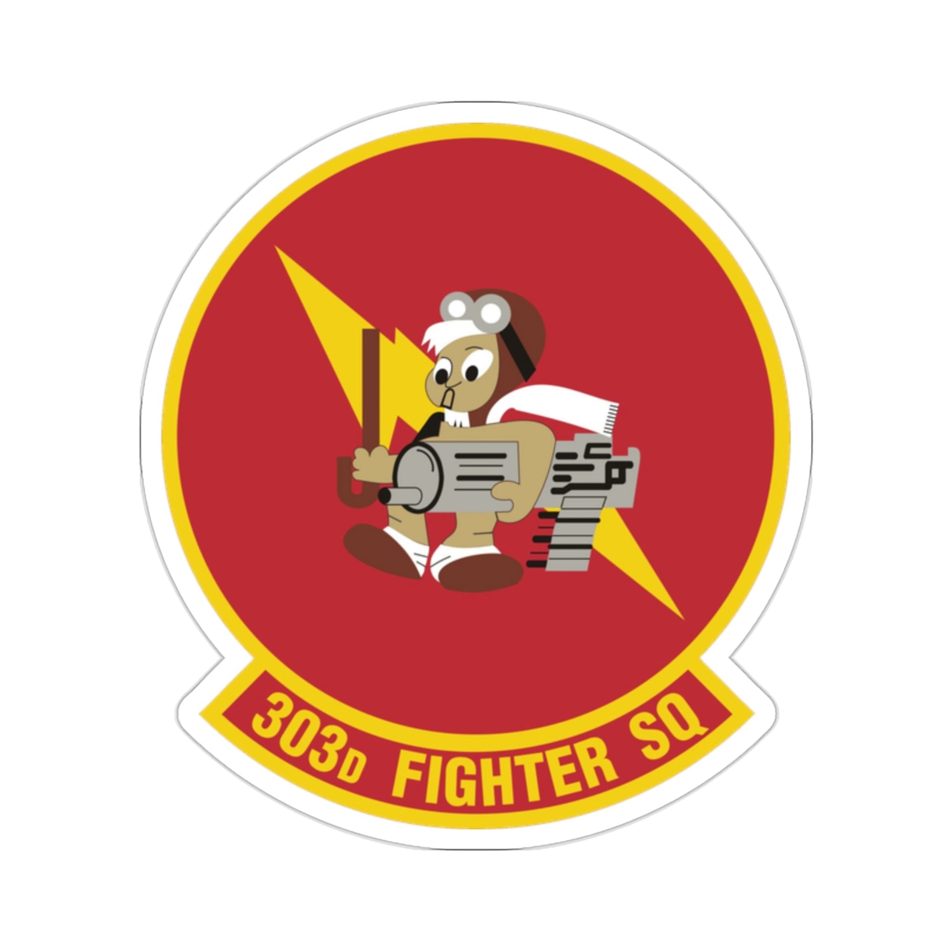 303d Fighter Squadron (U.S. Air Force) STICKER Vinyl Die-Cut Decal-2 Inch-The Sticker Space