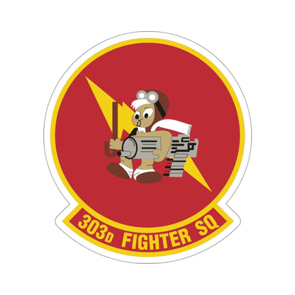 303d Fighter Squadron (U.S. Air Force) STICKER Vinyl Die-Cut Decal-4 Inch-The Sticker Space