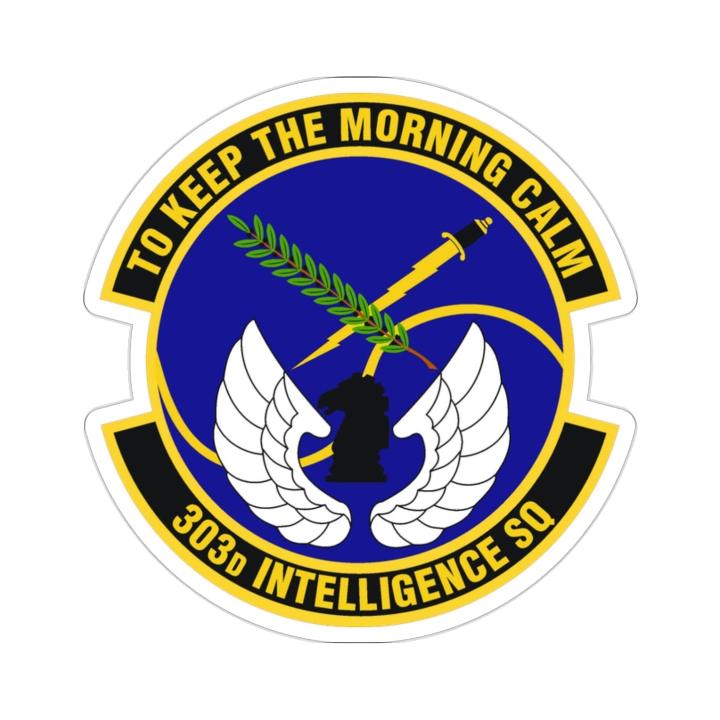303d Intelligence Squadron (U.S. Air Force) STICKER Vinyl Die-Cut Decal-2 Inch-The Sticker Space