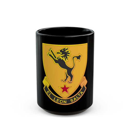 304 Cavalry Regiment (U.S. Army) Black Coffee Mug-15oz-The Sticker Space