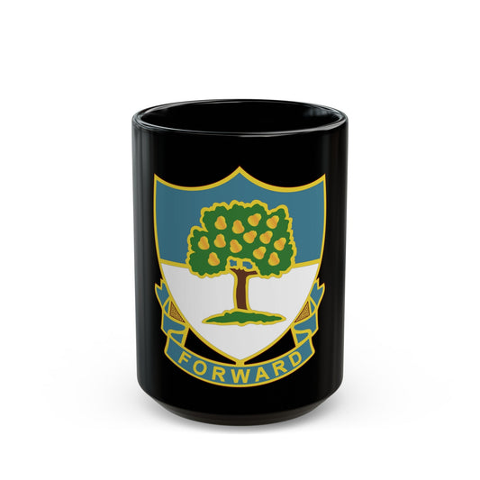 304th Infantry Regiment (U.S. Army) Black Coffee Mug-15oz-The Sticker Space