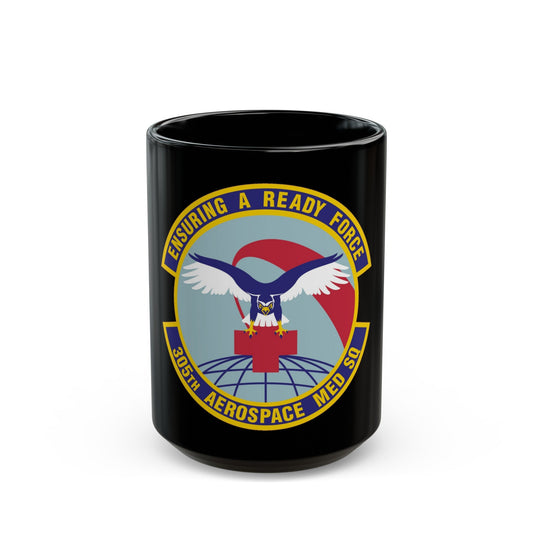 305th Aerospace Medicine Squadron (U.S. Air Force) Black Coffee Mug-15oz-The Sticker Space