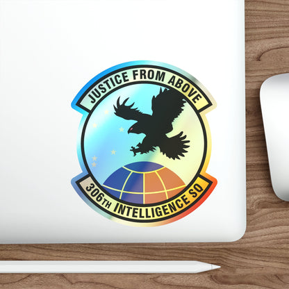 306th Intelligence Squadron (U.S. Air Force) Holographic STICKER Die-Cut Vinyl Decal-The Sticker Space