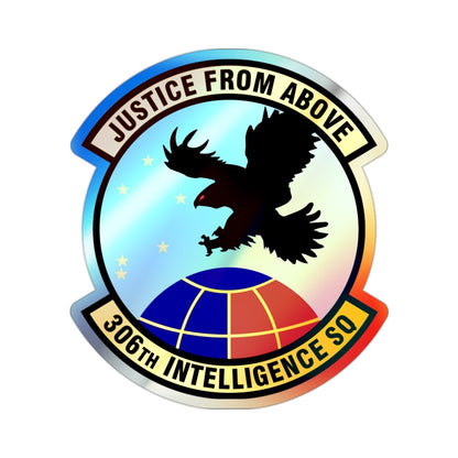 306th Intelligence Squadron (U.S. Air Force) Holographic STICKER Die-Cut Vinyl Decal-2 Inch-The Sticker Space