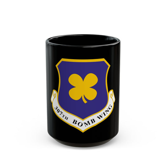 307th Bomb Wing (U.S. Air Force) Black Coffee Mug-15oz-The Sticker Space