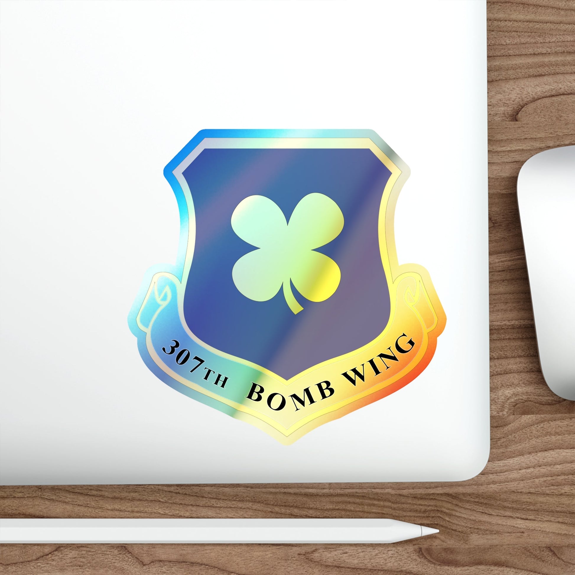 307th Bomb Wing (U.S. Air Force) Holographic STICKER Die-Cut Vinyl Decal-The Sticker Space