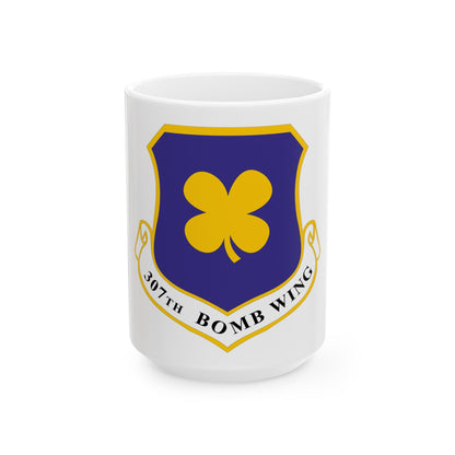307th Bomb Wing (U.S. Air Force) White Coffee Mug-15oz-The Sticker Space