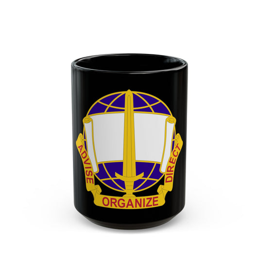 308 Civil Affairs Brigade 2 (U.S. Army) Black Coffee Mug-15oz-The Sticker Space