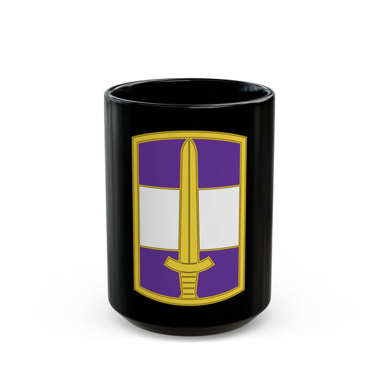 308 Civil Affairs Brigade 3 (U.S. Army) Black Coffee Mug-15oz-The Sticker Space