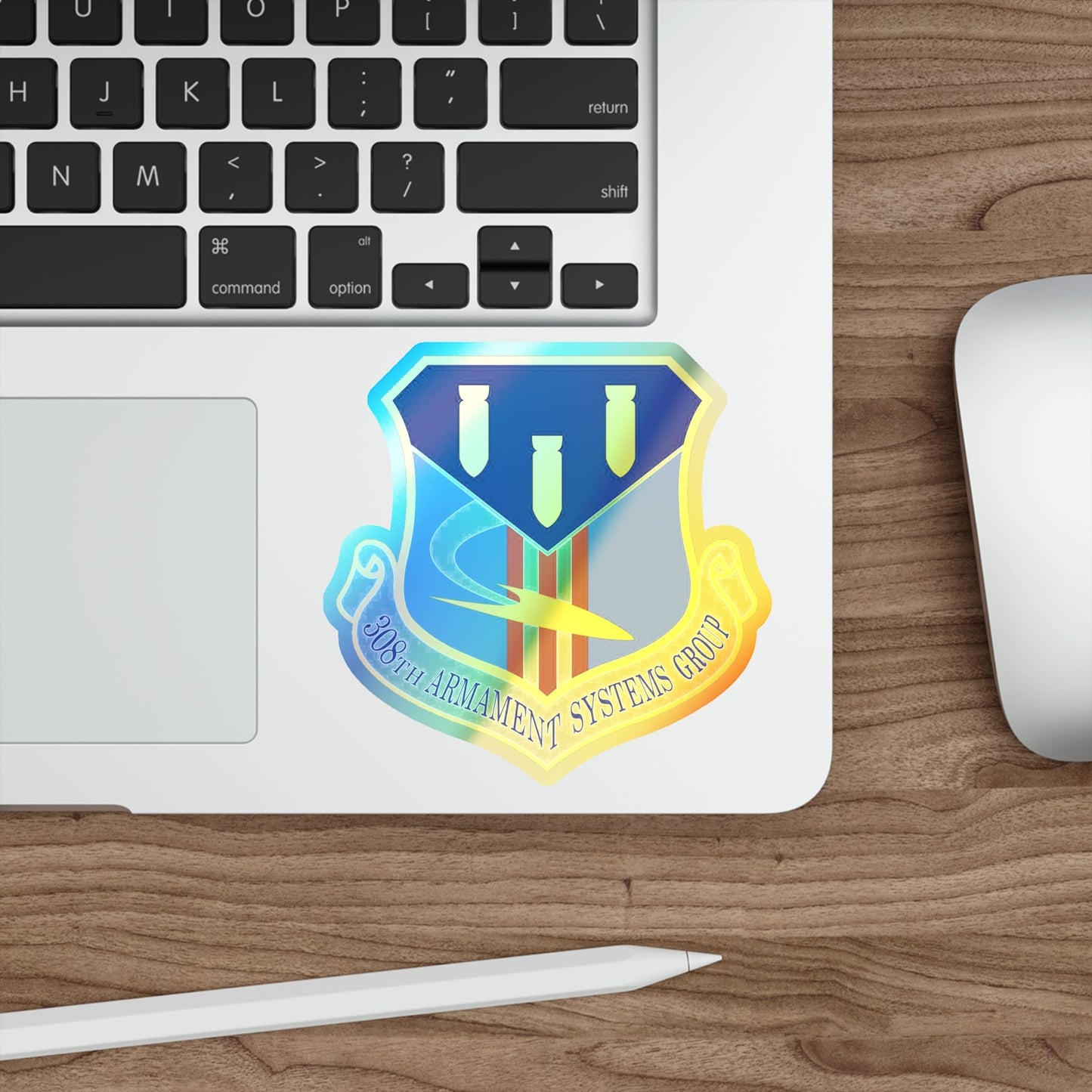 308th Armament Systems Group (U.S. Air Force) Holographic STICKER Die-Cut Vinyl Decal-The Sticker Space