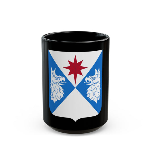 308th Military Intelligence Battalion (U.S. Army) Black Coffee Mug-15oz-The Sticker Space