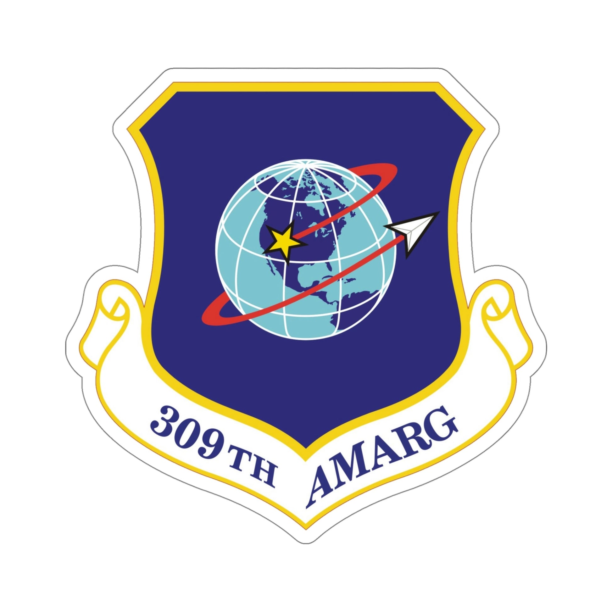 309th Aerospace Maintenance & Regeneration Group (U.S. Air Force) STICKER Vinyl Die-Cut Decal-5 Inch-The Sticker Space