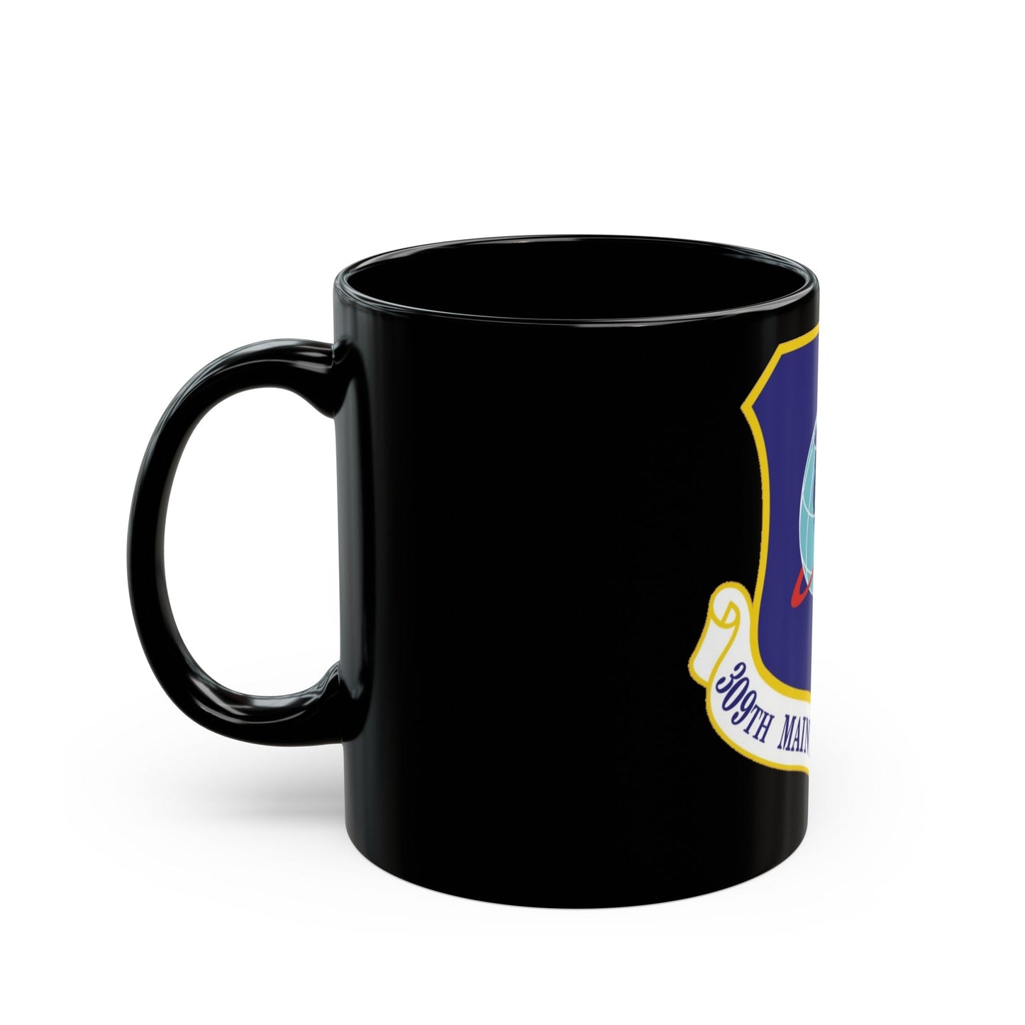 309th Maintenance Wing (U.S. Air Force) Black Coffee Mug-The Sticker Space