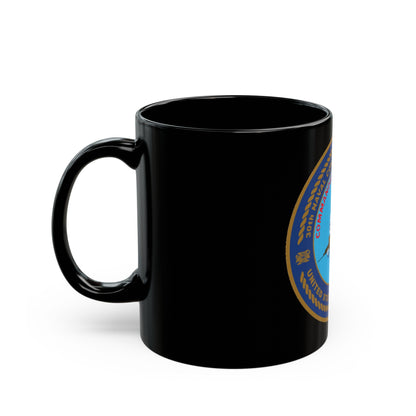30TH NCR USPACFLT Seabee (U.S. Navy) Black Coffee Mug-The Sticker Space