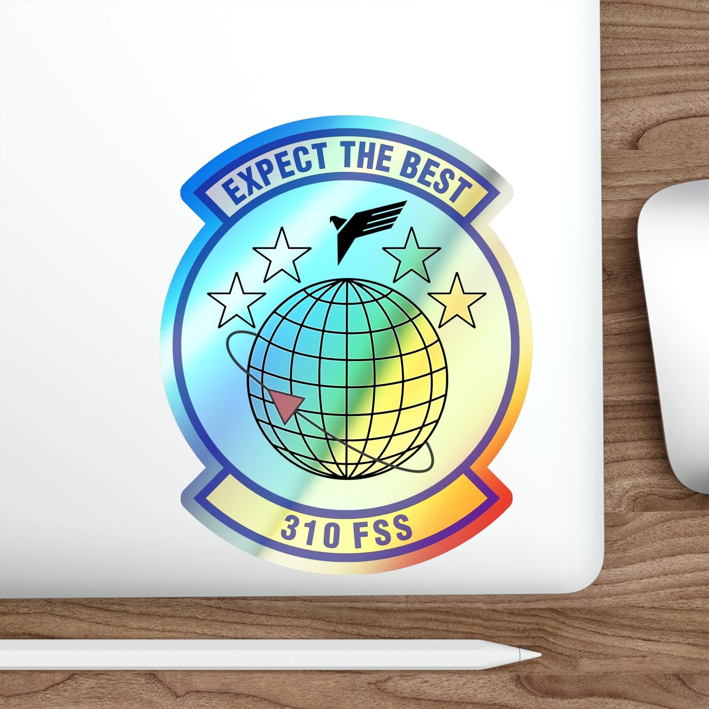 310 Force Support Squadron AFRC (U.S. Air Force) Holographic STICKER Die-Cut Vinyl Decal-The Sticker Space