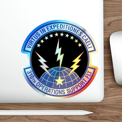 310th Operations Support Flight (U.S. Air Force) Holographic STICKER Die-Cut Vinyl Decal-The Sticker Space