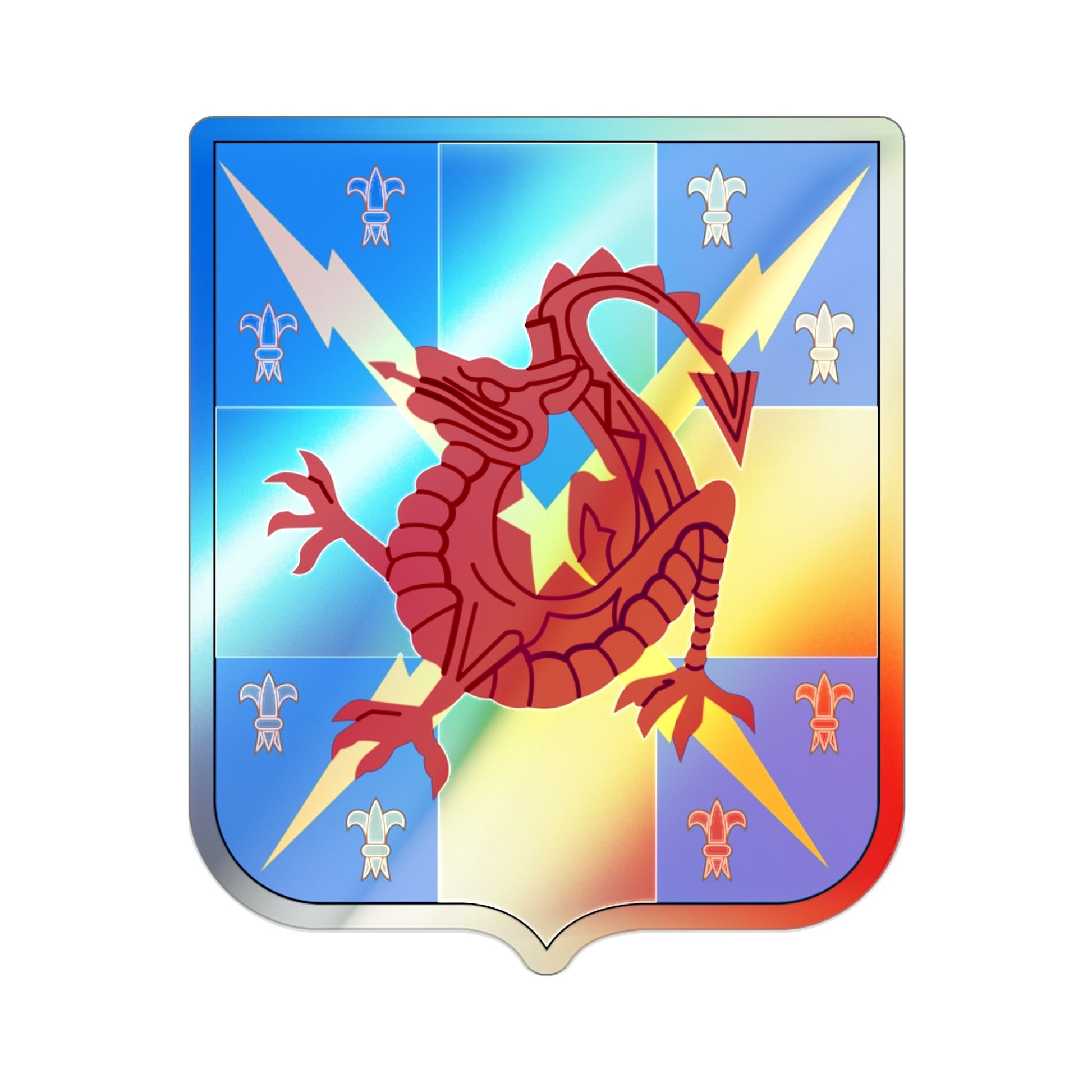 311th Military Intelligence Battalion (U.S. Army) Holographic STICKER Die-Cut Vinyl Decal-2 Inch-The Sticker Space