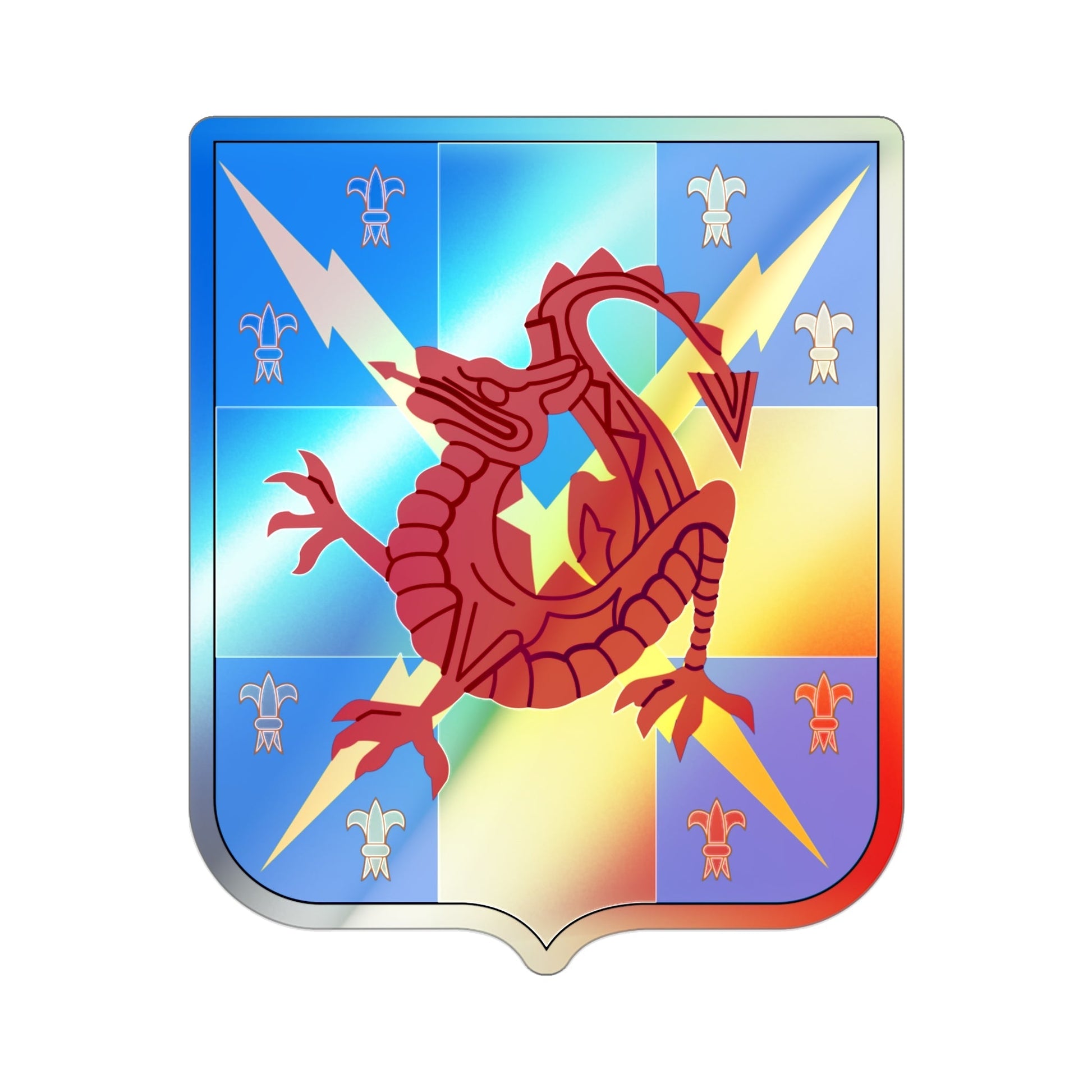 311th Military Intelligence Battalion (U.S. Army) Holographic STICKER Die-Cut Vinyl Decal-3 Inch-The Sticker Space