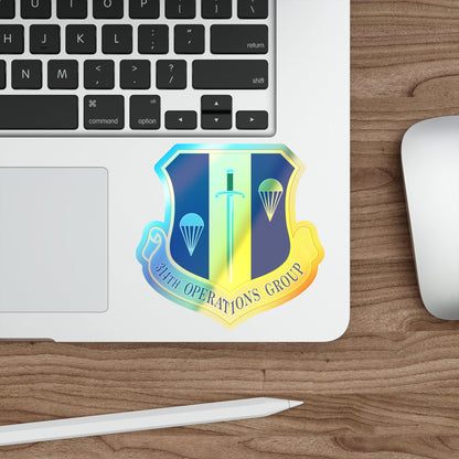 314 Operations Group AETC (U.S. Air Force) Holographic STICKER Die-Cut Vinyl Decal-The Sticker Space