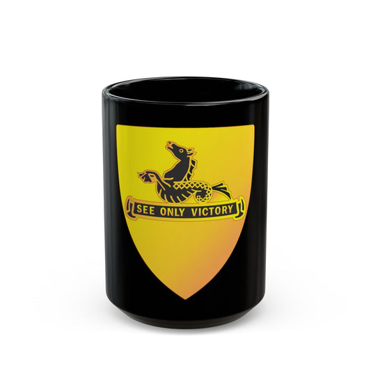 315 Cavalry Regiment (U.S. Army) Black Coffee Mug-15oz-The Sticker Space