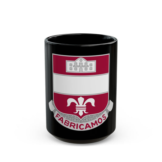 315 Engineer Battalion (U.S. Army) Black Coffee Mug-15oz-The Sticker Space