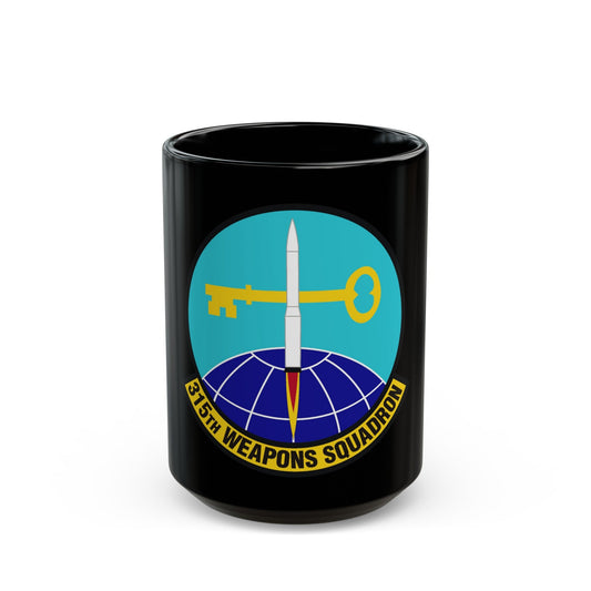 315 Weapons Squadron ACC (U.S. Air Force) Black Coffee Mug-15oz-The Sticker Space