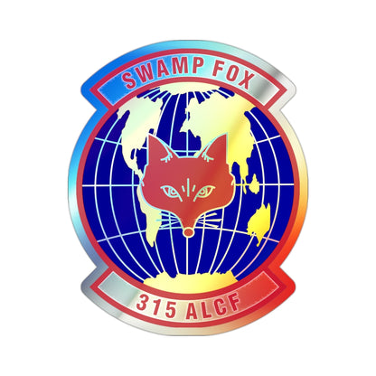 315th Airlift Control Flight (U.S. Air Force) Holographic STICKER Die-Cut Vinyl Decal-2 Inch-The Sticker Space