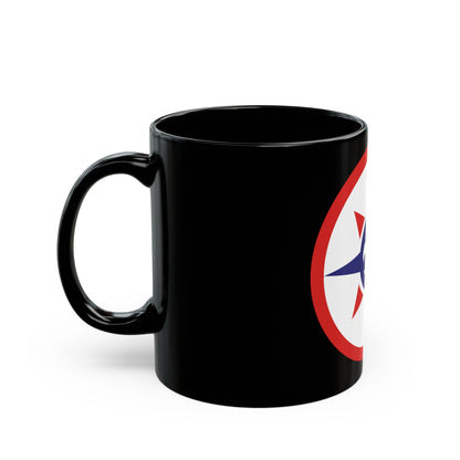 316th Sustainment Command Expeditionary (U.S. Army) Black Coffee Mug-The Sticker Space