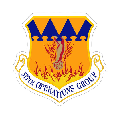 317 Operations Group AMC (U.S. Air Force) STICKER Vinyl Die-Cut Decal-5 Inch-The Sticker Space