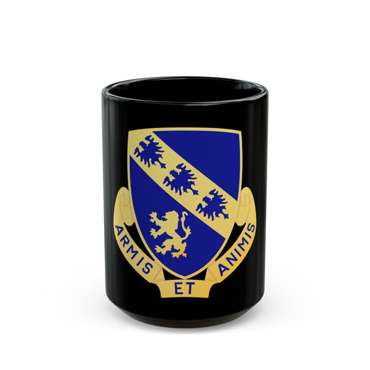 317th Infantry Regiment (U.S. Army) Black Coffee Mug-15oz-The Sticker Space