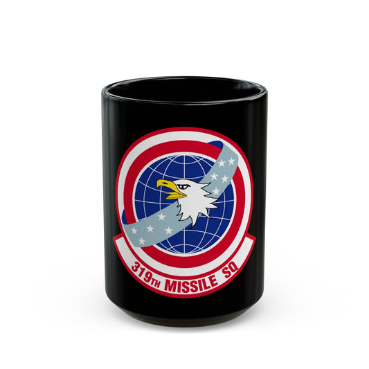 319 Missile Squadron AFGSC (U.S. Air Force) Black Coffee Mug-15oz-The Sticker Space