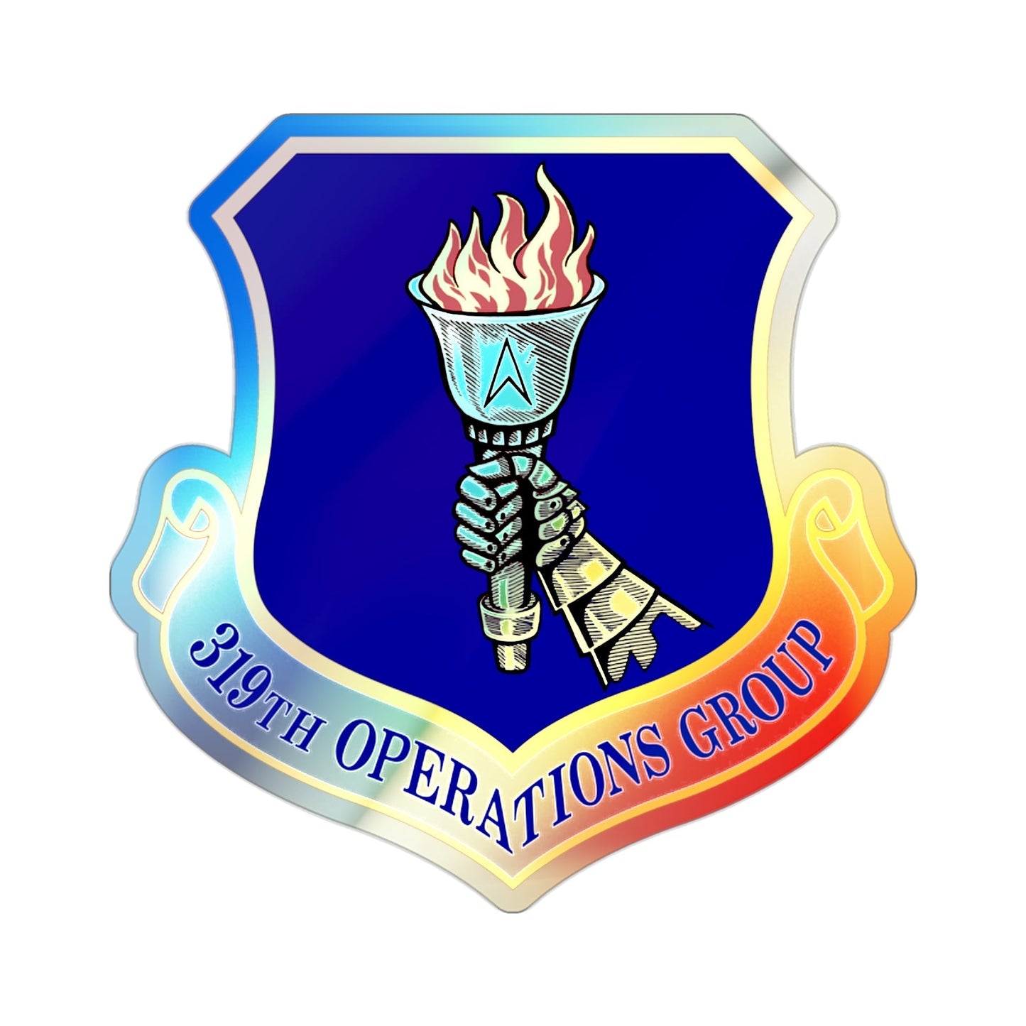 319 Operations Group ACC (U.S. Air Force) Holographic STICKER Die-Cut Vinyl Decal-2 Inch-The Sticker Space