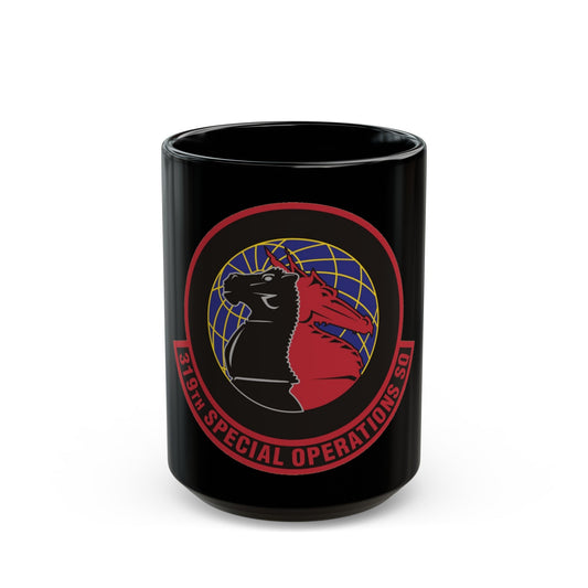 319th Special Operations Squadron (U.S. Air Force) Black Coffee Mug-15oz-The Sticker Space