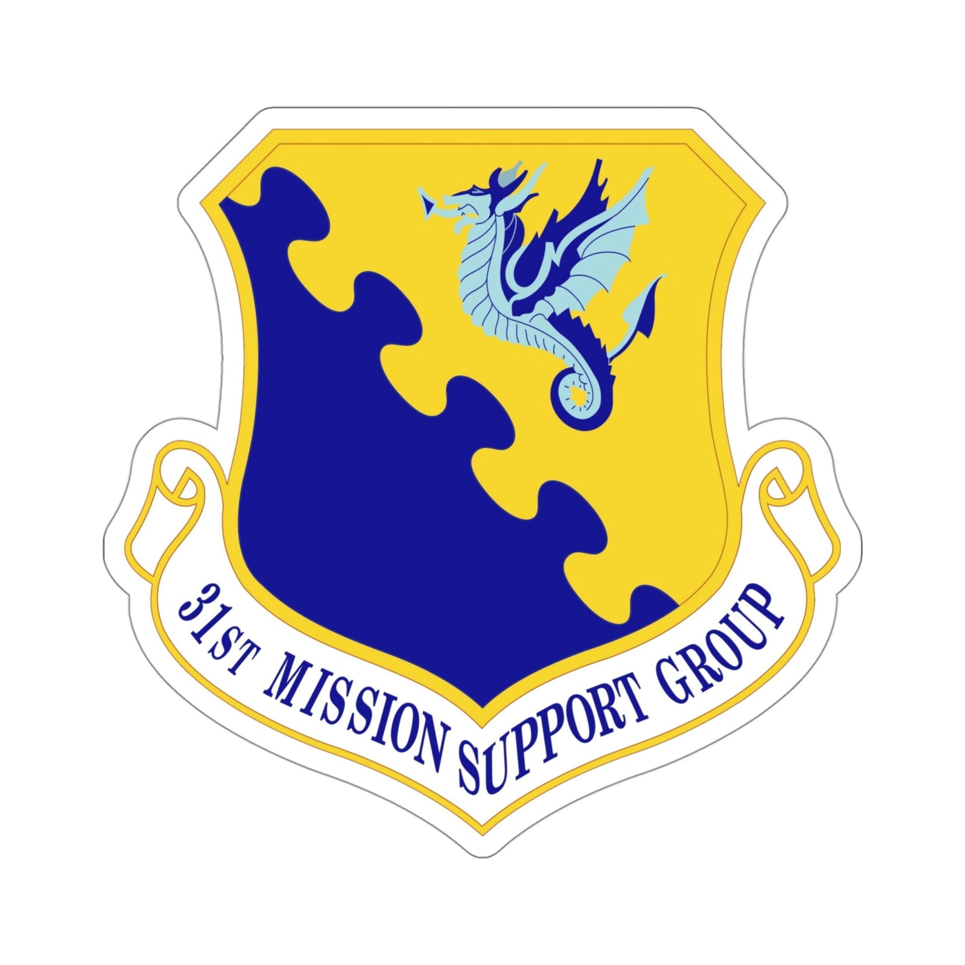 31st Mission Support Group (U.S. Air Force) STICKER Vinyl Die-Cut Decal-4 Inch-The Sticker Space