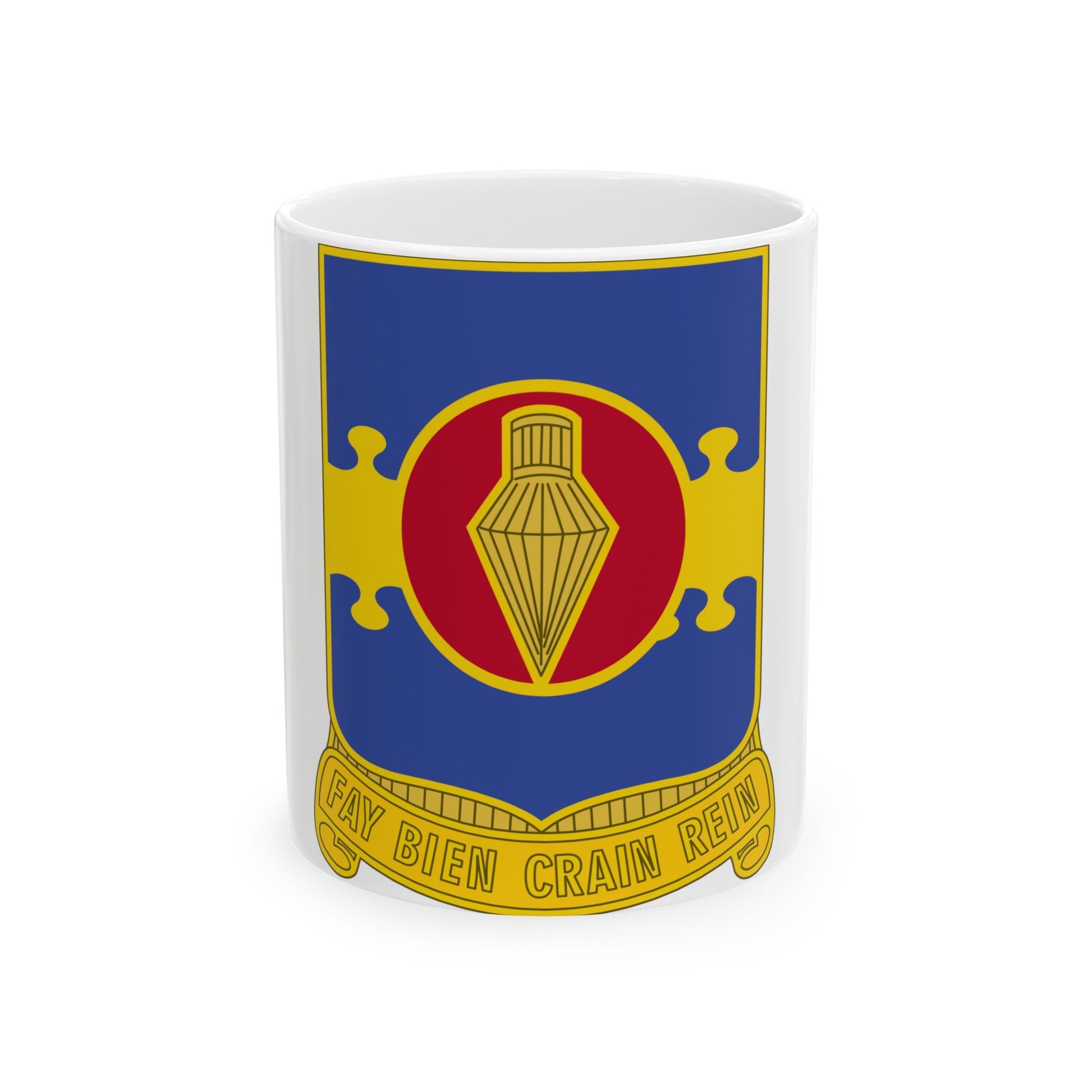 326 Airborne Engineer Battalion (U.S. Army) White Coffee Mug-11oz-The Sticker Space