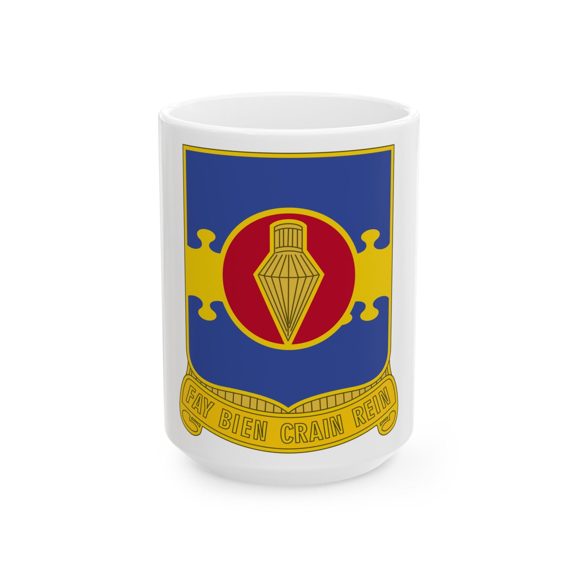 326 Airborne Engineer Battalion (U.S. Army) White Coffee Mug-15oz-The Sticker Space