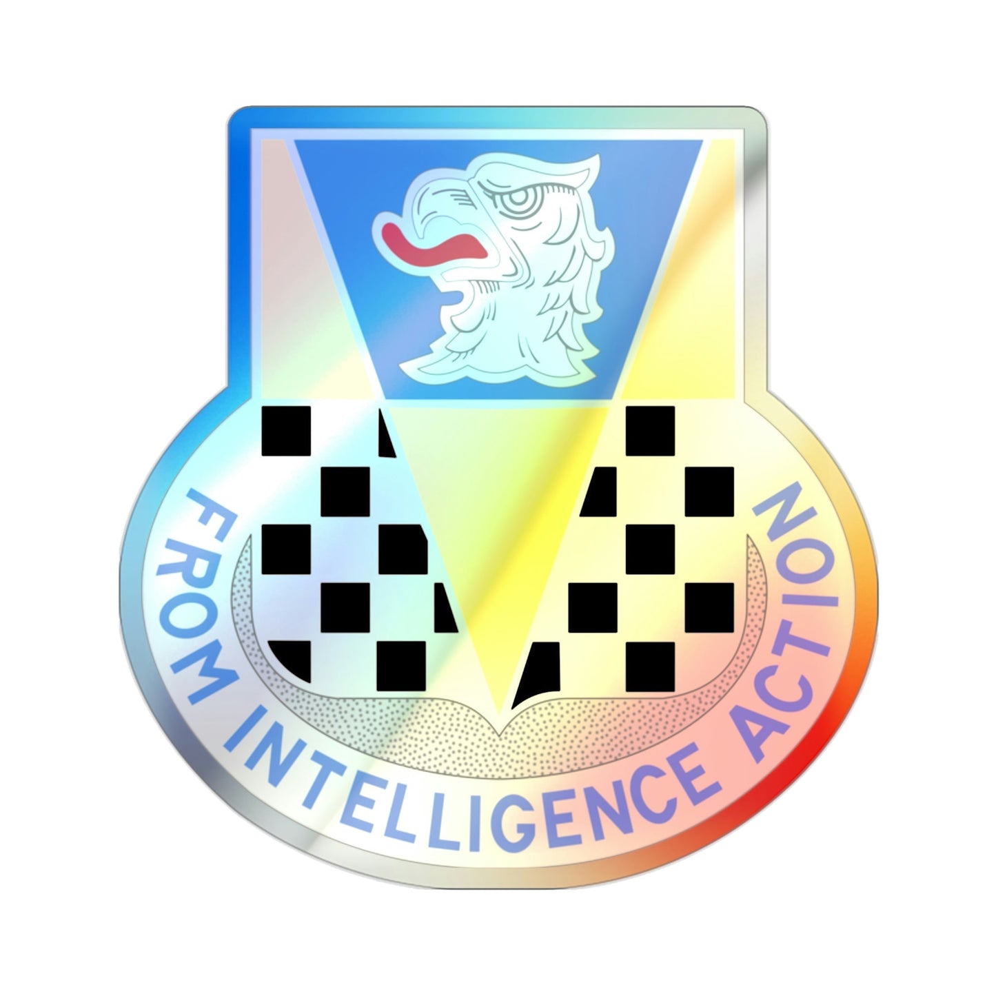 326 Military Intelligence Battalion (U.S. Army) Holographic STICKER Die-Cut Vinyl Decal-2 Inch-The Sticker Space