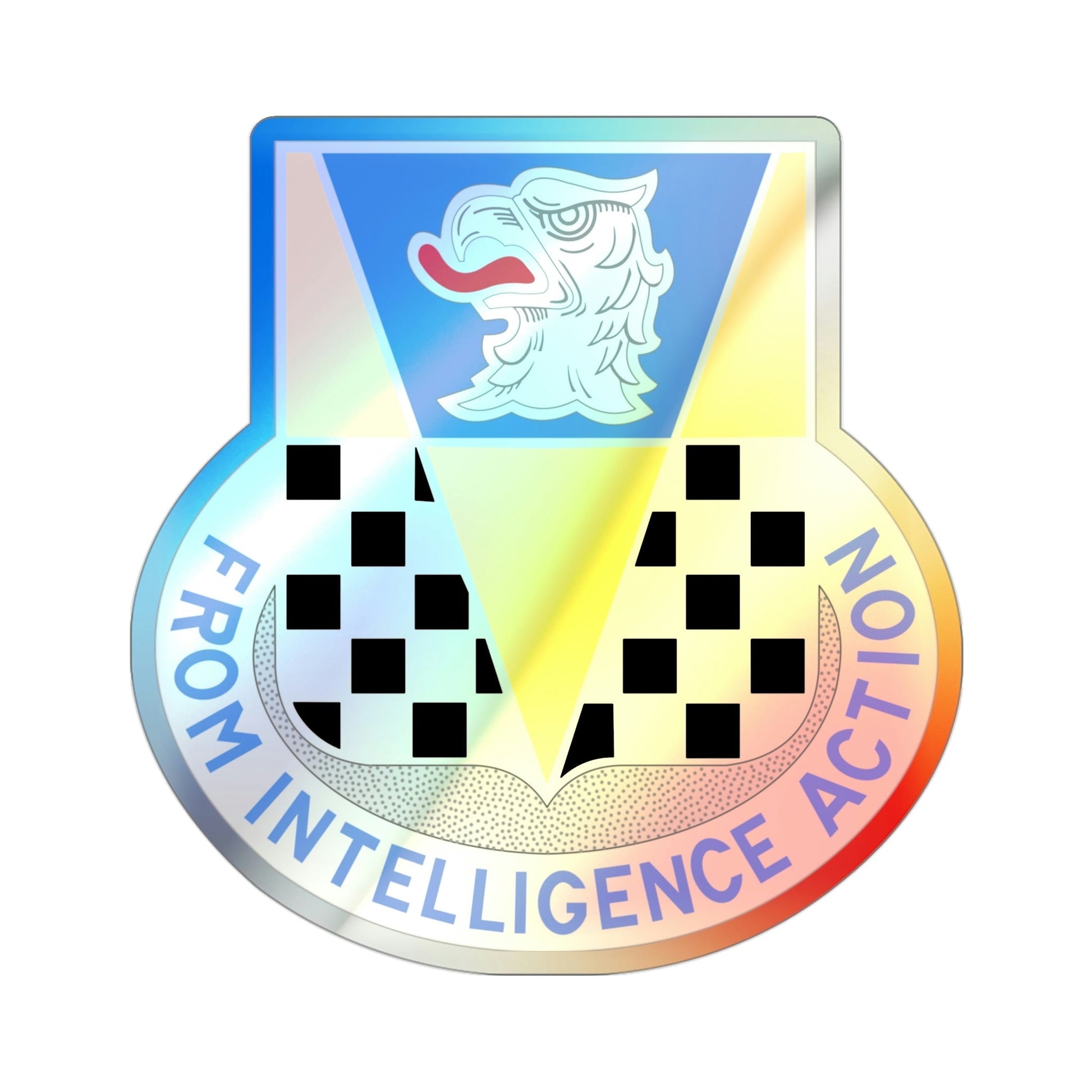 326 Military Intelligence Battalion (U.S. Army) Holographic STICKER Die-Cut Vinyl Decal-3 Inch-The Sticker Space