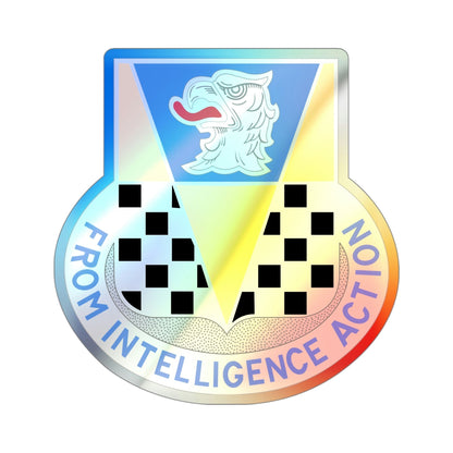 326 Military Intelligence Battalion (U.S. Army) Holographic STICKER Die-Cut Vinyl Decal-4 Inch-The Sticker Space