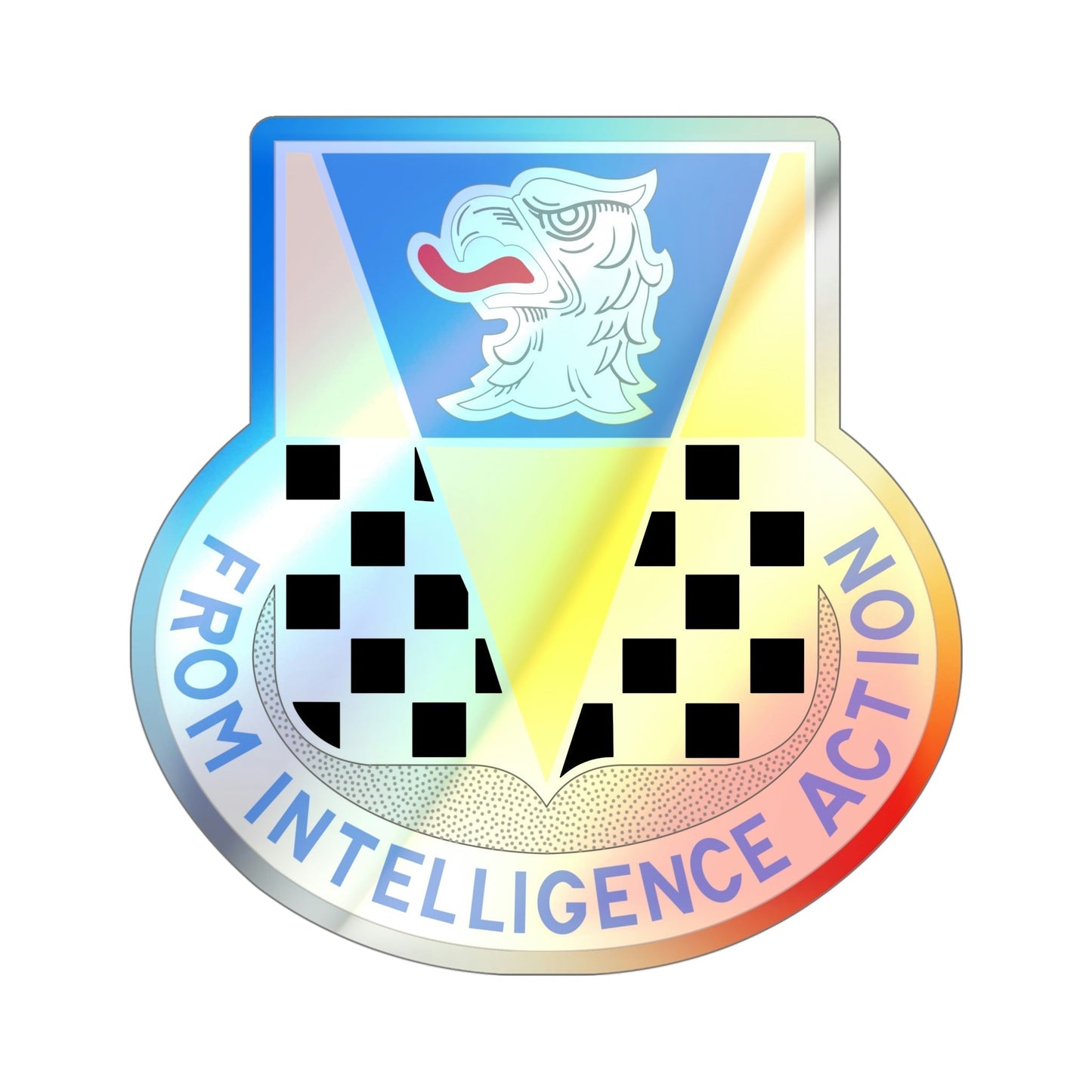 326 Military Intelligence Battalion (U.S. Army) Holographic STICKER Die-Cut Vinyl Decal-5 Inch-The Sticker Space