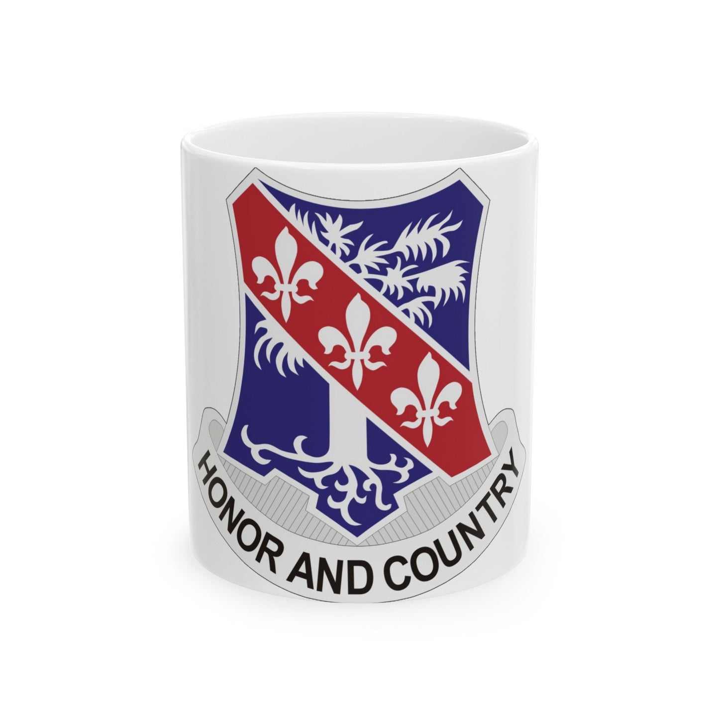327th Infantry Regiment (U.S. Army) White Coffee Mug-11oz-The Sticker Space