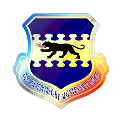 332d Expeditionary Maintenance Group (U.S. Air Force) Holographic STICKER Die-Cut Vinyl Decal-2 Inch-The Sticker Space