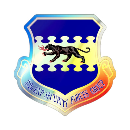 332d Expeditionary Security Forces Group (U.S. Air Force) Holographic STICKER Die-Cut Vinyl Decal-2 Inch-The Sticker Space