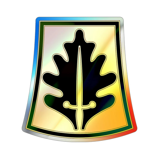 333 Military Police Brigade (U.S. Army) Holographic STICKER Die-Cut Vinyl Decal-6 Inch-The Sticker Space
